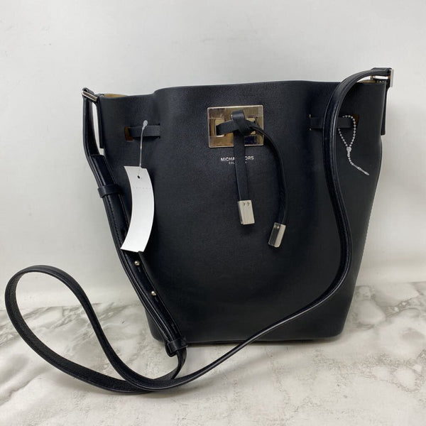 MICHAEL KORS WOMEN'S BAG black silver