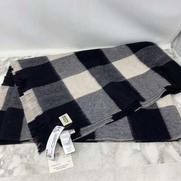 KATE SPADE WOMEN'S SCARF/SHAWL black white grey
