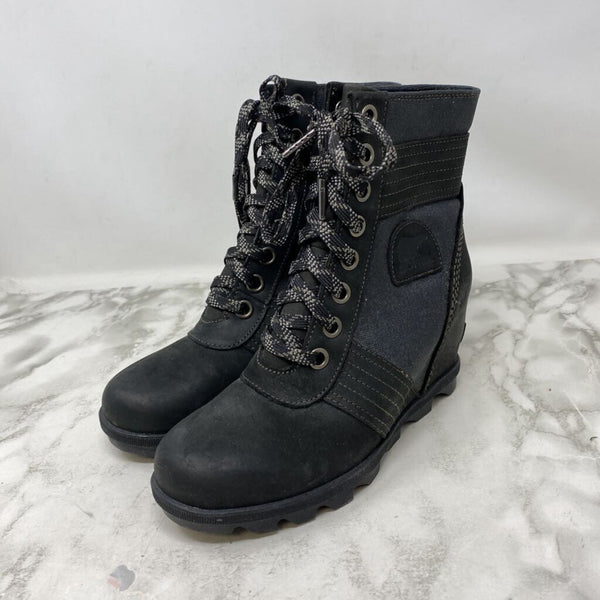 SOREL WOMEN'S BOOTS WINTER grey black 8