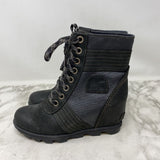 SOREL WOMEN'S BOOTS WINTER grey black 8