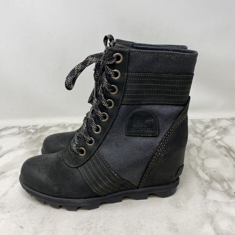 SOREL WOMEN'S BOOTS WINTER grey black 8