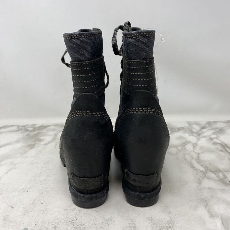SOREL WOMEN'S BOOTS WINTER grey black 8