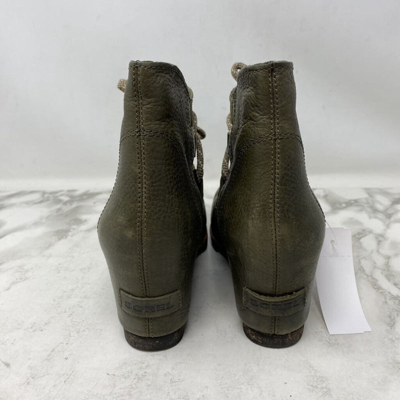SOREL WOMEN'S BOOTS green 8