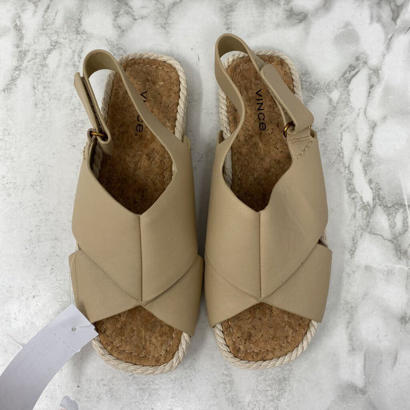 VINCE WOMEN'S SANDALS beige 6.5