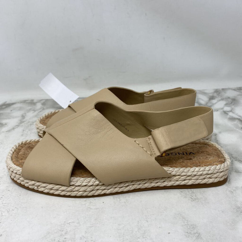VINCE WOMEN'S SANDALS beige 6.5