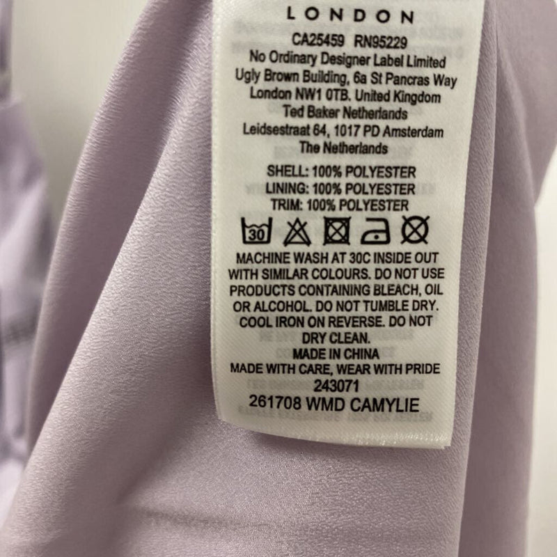TED BAKER WOMEN'S DRESS lilac 10/4