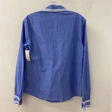 boden WOMEN'S BLOUSE/SHIRT blue white 6