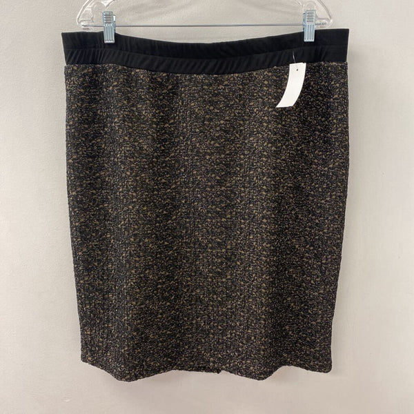 MICHELSTUDIO collection WOMEN'S PLUS BOTTOM black silver sparkle XXL