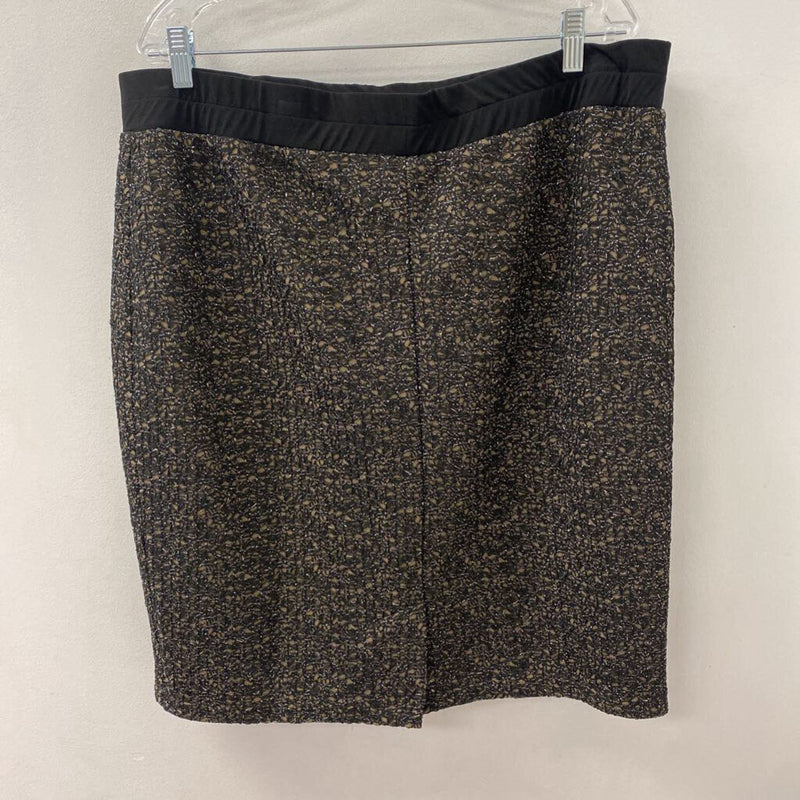 MICHELSTUDIO collection WOMEN'S PLUS BOTTOM black silver sparkle XXL