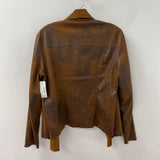 CHARLIE PAIGE WOMEN'S BLAZER/JACKET tan black mix M