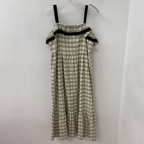 LOFT WOMEN'S DRESS ivory black 8