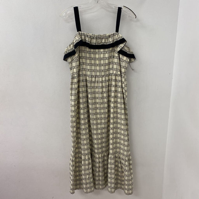 LOFT WOMEN'S DRESS ivory black 8