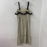 LOFT WOMEN'S DRESS ivory black 8