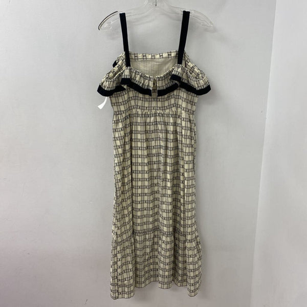 LOFT WOMEN'S DRESS ivory black 8