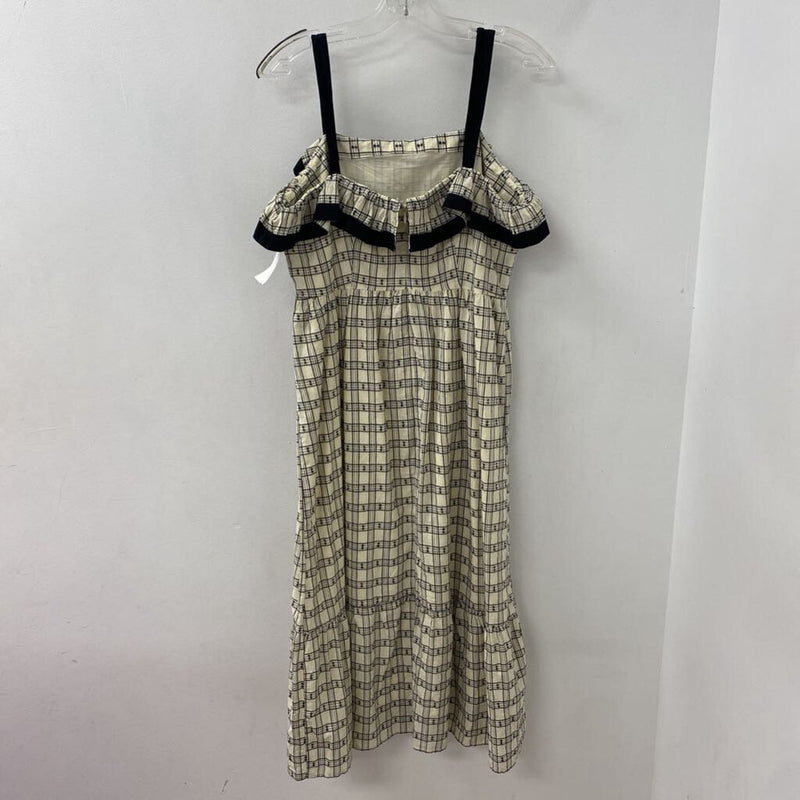 LOFT WOMEN'S DRESS ivory black 8
