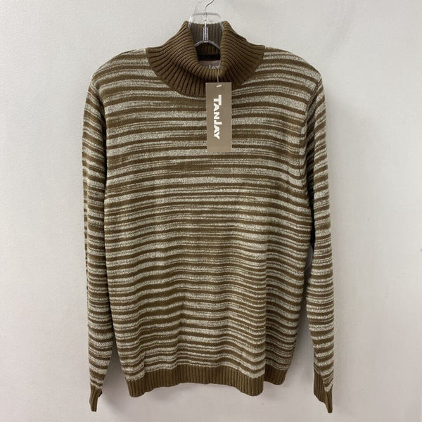 TANJAY WOMEN'S SWEATER faun stripe L