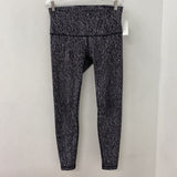 LULULEMON WOMEN'S ACTIVE BOTTOM black white mix M