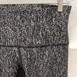 LULULEMON WOMEN'S ACTIVE BOTTOM black white mix M