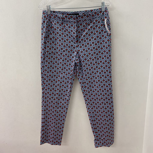 WEEKEND Max Mara WOMEN'S PANTS teal red pink mix 8