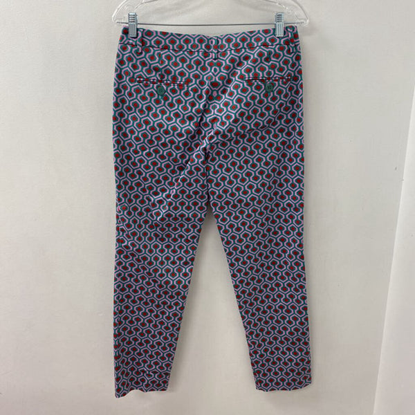 WEEKEND Max Mara WOMEN'S PANTS teal red pink mix 8