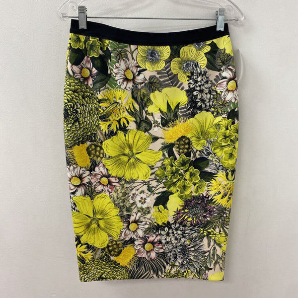 MARC CAIN WOMEN'S SKIRT yellow black pink mix 8/3