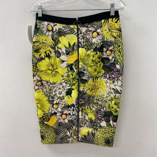 MARC CAIN WOMEN'S SKIRT yellow black pink mix 8/3