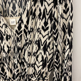 GAP WOMEN'S DRESS black white XS
