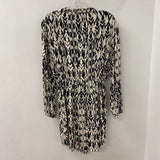 GAP WOMEN'S DRESS black white XS