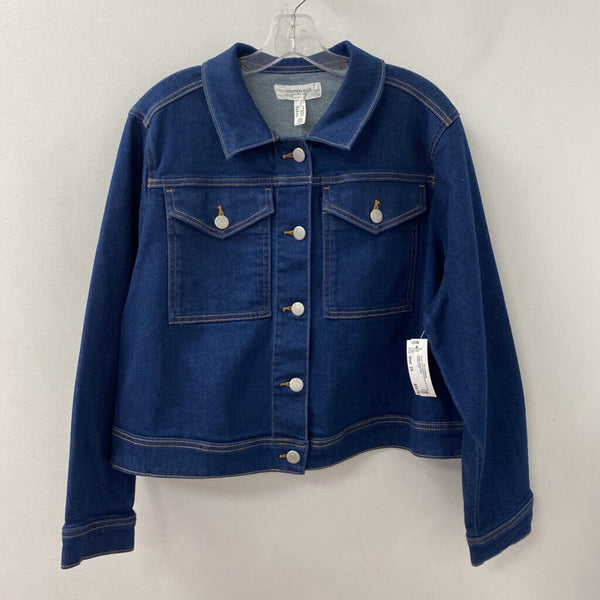 ADDITION ELLE (A mtl 1980) WOMEN'S PLUS OUTERWEAR blue 2X