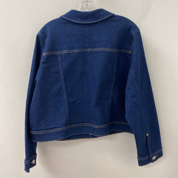 ADDITION ELLE (A mtl 1980) WOMEN'S PLUS OUTERWEAR blue 2X