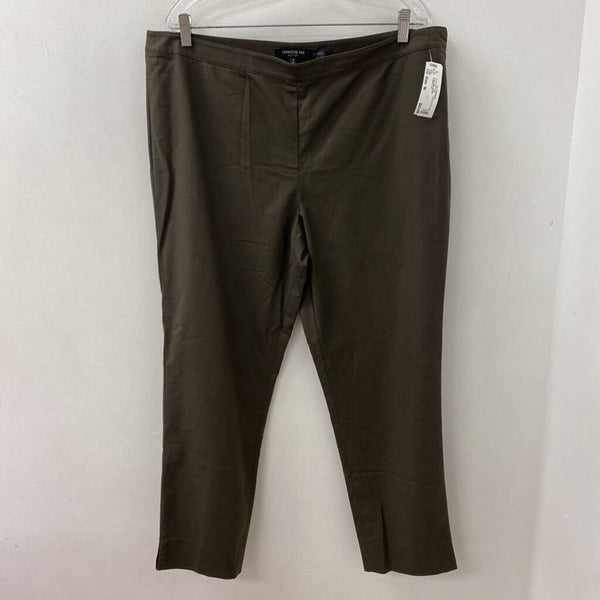 LAFAYETTE 148 WOMEN'S PLUS BOTTOM brown 16