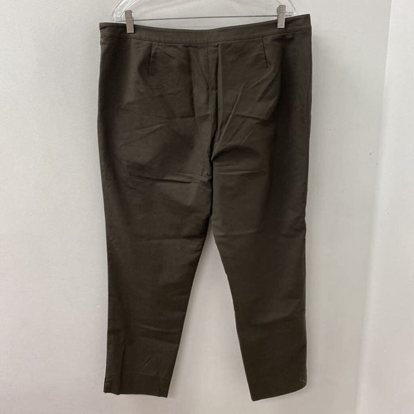 LAFAYETTE 148 WOMEN'S PLUS BOTTOM brown 16
