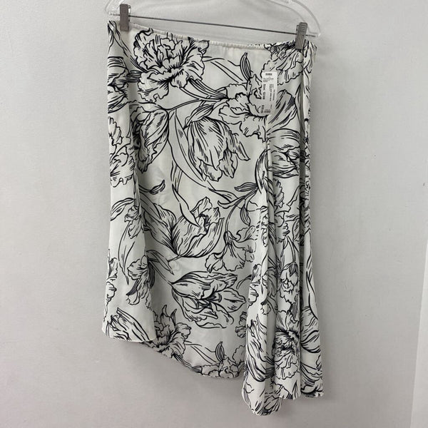 SISLEY WOMEN'S SKIRT white black 12/48