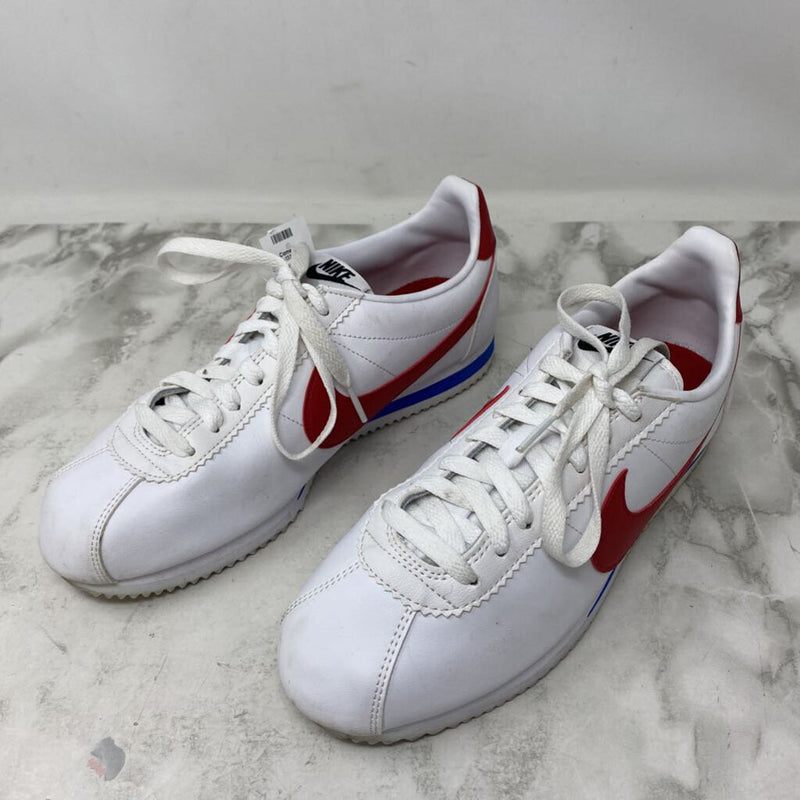 NIKE WOMEN'S SNEAKERS white red blue 9.5