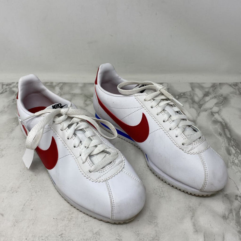 NIKE WOMEN'S SNEAKERS white red blue 9.5