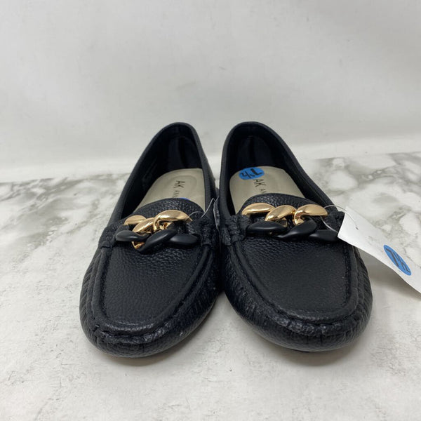 ANNE KLEIN WOMEN'S FLATS black 7.5