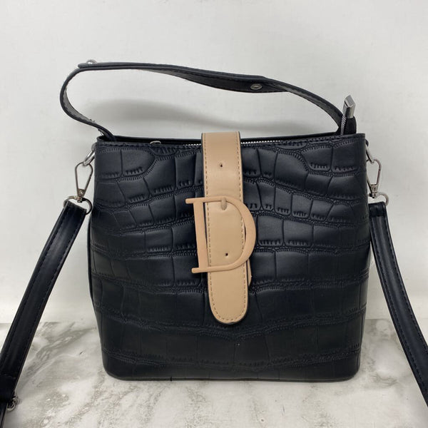 WOMEN'S BAG black tan