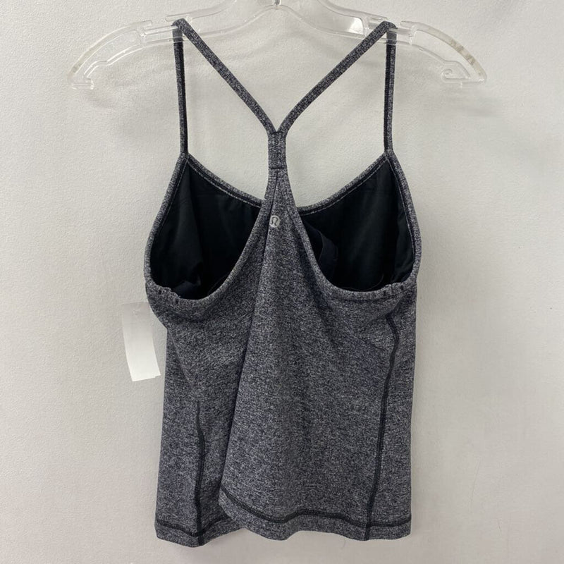 LULULEMON WOMEN'S ACTIVE TOP grey heather M]