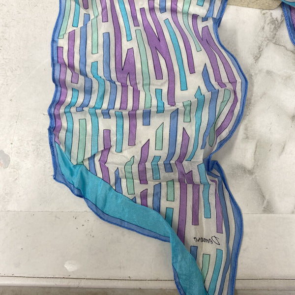 DEMARO WOMEN'S SCARF/SHAWL white blue purple