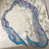 DEMARO WOMEN'S SCARF/SHAWL white blue purple