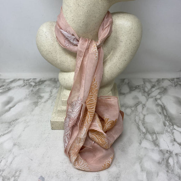 WOMEN'S SCARF/SHAWL white pink beige
