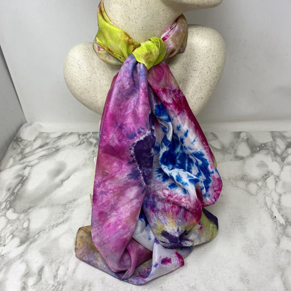 WOMEN'S SCARF/SHAWL pink blue yellow multi