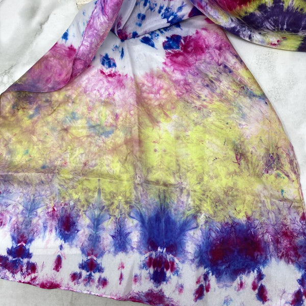 WOMEN'S SCARF/SHAWL pink blue yellow multi