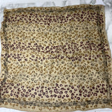 ANN TAYLOR WOMEN'S SCARF/SHAWL cream beige burgundy