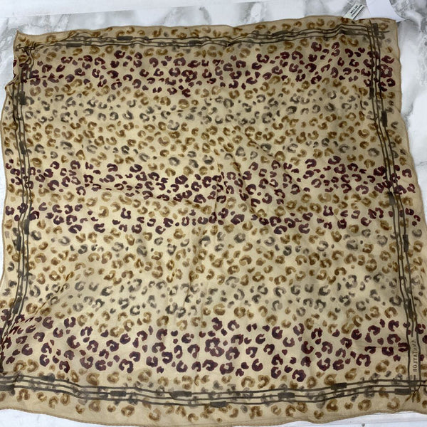 ANN TAYLOR WOMEN'S SCARF/SHAWL cream beige burgundy