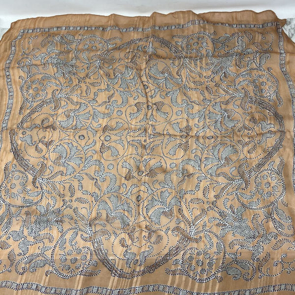 WOMEN'S SCARF/SHAWL beige white brown
