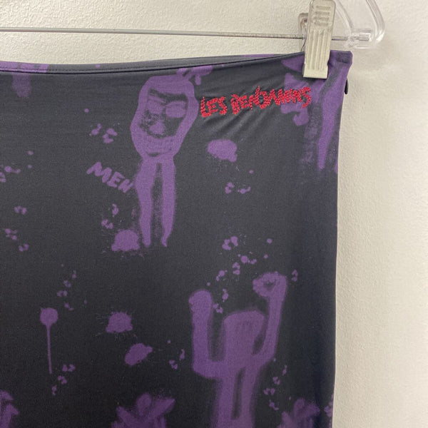 WOMEN'S SKIRT black purple XS