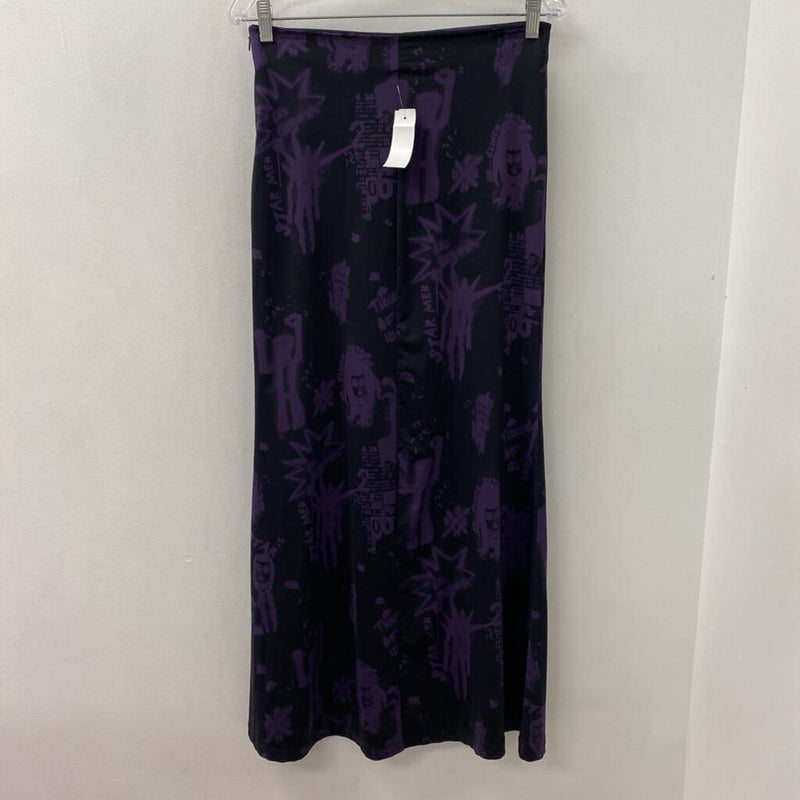 WOMEN'S SKIRT black purple XS