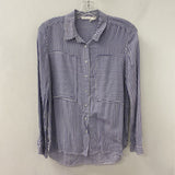 MELISSA NEPTON WOMEN'S BLOUSE/SHIRT white navy XS