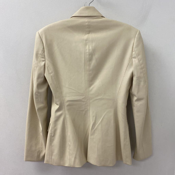 ZARA WOMEN'S BLAZER/JACKET beige S